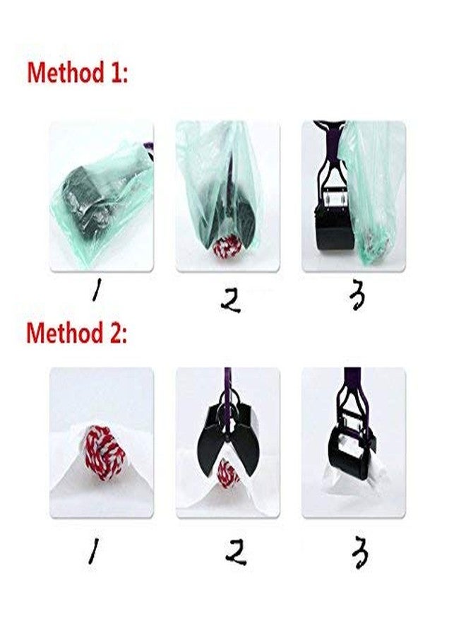 Sage Square Portable & Foldable Jaw Clamp Poop, Litter Potty Scooper for Dogs & Cats (Colour May Vary, Large) - Image 4